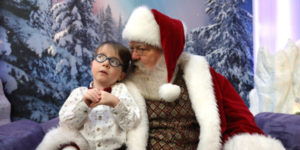 santa with child