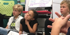 young children in a classroom